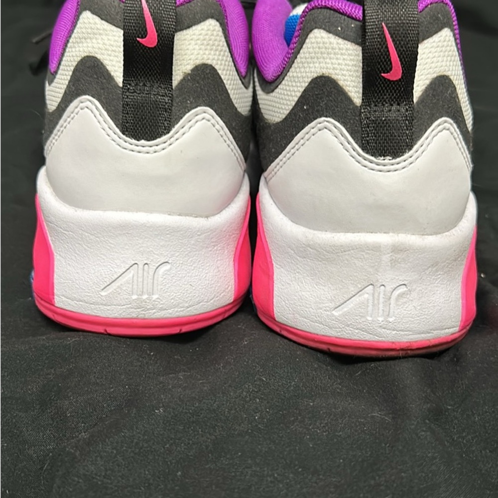 Nike Kids White Black Pink Purple Blue Casual Sneakers - Picture 4 of 5